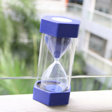 Maxbell Assorted Color Time Hourglass Sandglass Sand Timer Kitchen 60 Min Blue