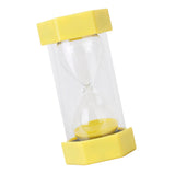 Maxbell Assorted Color Time Hourglass Sandglass Sand Timer Kitchen 3 Min Yellow