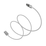 Maxbell Mini2 Magnetic Micro USB Charge Cable For iPhone ios iPad iPod silver