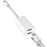 Maxbell Splitter Adapter Dual Headphone Audio and Charge Cable for iPhone 7 8 Plus