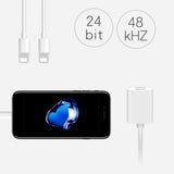 Maxbell Splitter Adapter Dual Headphone Audio and Charge Cable for iPhone 7 8 Plus