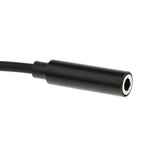 Maxbell 3.5mm Headphone Audio Adapter Charger Cable For iPhone 7 8 Plus X Black