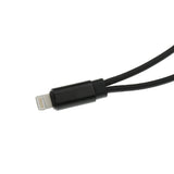 Maxbell 3.5mm Headphone Audio Adapter Charger Cable For iPhone 7 8 Plus X Black