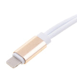 Maxbell 2 in 1 Headphones Jack Charger & Audio Splitter Adapter for iPhone Gold