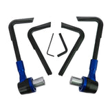 Maxbell Brake Clutch Lever Protective Guards Bar Ends Motorcycles 7/8" Handle Blue