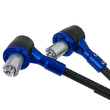 Maxbell Brake Clutch Lever Protective Guards Bar Ends Motorcycles 7/8" Handle Blue