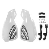 Maxbell 1 Pair Motorcycle  Dirt Bike Scooter ATV Handlebar Handguards White