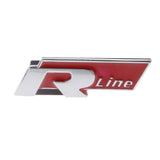 Maxbell Red R Line Car Grille Badge Emblem Sticker Car for VW CC GTI PASSAT GOLF