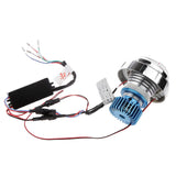 Maxbell 2.8" Motorcycle Universal LED Projector Headlight Bulb w/Angel Demon Eyes