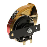 Maxbell Universal 12V Loud Car Truck 110DB Single Tone Snail Electric Air Horn Gold