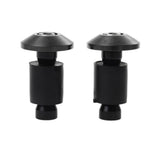 Maxbell CNC Handlebar Grips Bar End Slider Cap Plug Motorcycle Dirt Bike Black