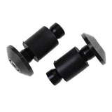 Maxbell CNC Handlebar Grips Bar End Slider Cap Plug Motorcycle Dirt Bike Black
