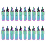 Maxbell 20pcs Car Race Spike Lug Nuts 12x1.25mm Aluminium Extended Tuner Key Multico