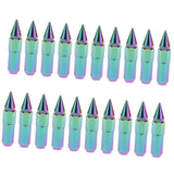 Maxbell 20pcs Car Race Spike Lug Nuts 12x1.25mm Aluminium Extended Tuner Key Multico
