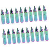 Maxbell 20pcs Car Race Spike Lug Nuts 12x1.25mm Aluminium Extended Tuner Key Multico