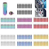 Maxbell 20pcs Car Race Spike Lug Nuts 12x1.25mm Aluminium Extended Tuner Key Multico