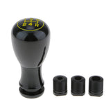 Maxbell 5 Speed Universal Manual Car Stick Gear Shift Knob Lever Black