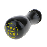 Maxbell 5 Speed Universal Manual Car Stick Gear Shift Knob Lever Black