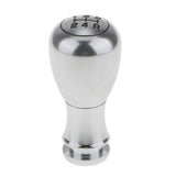 Maxbell 5 Speed Universal Manual Car Stick Gear Shift Knob Lever Silver