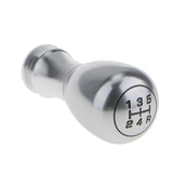 Maxbell 5 Speed Universal Manual Car Stick Gear Shift Knob Lever Silver