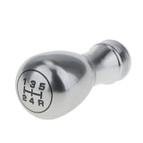 Maxbell 5 Speed Universal Manual Car Stick Gear Shift Knob Lever Silver