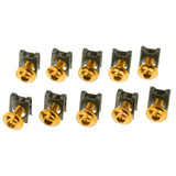 Maxbell 10 Piece Motorbike M6/6mm Body Fairing Bolts Fastener Clips for Honda Gold
