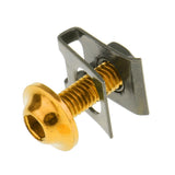 Maxbell 10 Piece Motorbike M6/6mm Body Fairing Bolts Fastener Clips for Honda Gold