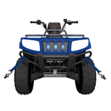Maxbell 4 Piece Soft Loops Tie Down Straps 18" Heavy Duty for ATV Motorcycle Blue