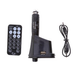 Maxbell In-Car MP3 Player/Phone to Radio FM Transmitter with USB & SD/TF Card - Red