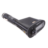 Maxbell In-Car MP3 Player/Phone to Radio FM Transmitter with USB & SD/TF Card - Red