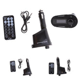 Maxbell In-Car MP3 Player/Phone to Radio FM Transmitter with USB & SD/TF Card - Red