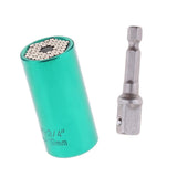 Maxbell Universal Socket Grip 7-19mm Adapter Multi-function Hand Repair Tool Green