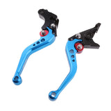 Maxbell Blue Motorcycle Aluminium Brake Clutch Lever Adjustable for Honda CB400