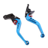 Maxbell Blue Motorcycle Aluminium Brake Clutch Lever Adjustable for Honda CB400