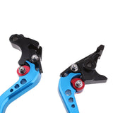 Maxbell Blue Motorcycle Aluminium Brake Clutch Lever Adjustable for Honda CB400