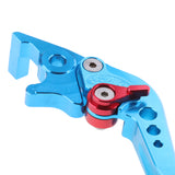 Maxbell 2 Pieces Adjustable Hand Brake & Clutch Levers for Honda Grom MSX125 Blue