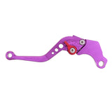 Maxbell 2 Pieces Adjustable Hand Brake & Clutch Levers for Honda Grom MSX125 Purple