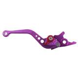 Maxbell 2 Pieces Adjustable Hand Brake & Clutch Levers for Honda Grom MSX125 Purple