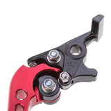 Maxbell GY6 Scooter Adjustable Brake Levers Aluminum Handle Rear Disc & Drum Red