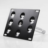 Maxbell Front Bumper Tow Hook License Plate Mounting Holder Bracket For Benz - Black