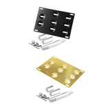 Maxbell Front Bumper Tow Hook License Plate Mounting Holder Bracket For Benz - Black