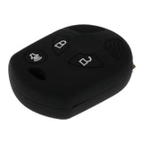 Maxbell Remote Keyless Car Key Shell Case Fob Cover for Ford Kuga Black