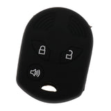 Maxbell Remote Keyless Car Key Shell Case Fob Cover for Ford Kuga Black
