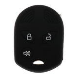 Maxbell Remote Keyless Car Key Shell Case Fob Cover for Ford Kuga Black