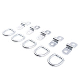 Maxbell 5 Pieces Trailer Boat D Ring Rope Chain Strap Tie Down Stainless Steel