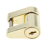 Maxbell Gold Plated Universal Trailer Hitch Coupler Lock Key Fastener 1/4''
