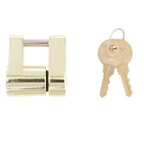 Maxbell Gold Plated Universal Trailer Hitch Coupler Lock Key Fastener 1/4''