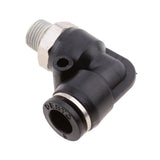 Maxbell 5pcs Male Thread Elbow Connector Quick Coupler Push In Fitting DPL-L8-01