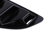 Maxbell Pair Side Window  Louvers Cover 5 Vent Trim For 2015-2017 Ford Mustang