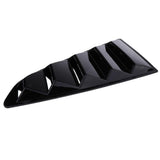 Maxbell Pair Side Window  Louvers Cover 5 Vent Trim For 2015-2017 Ford Mustang